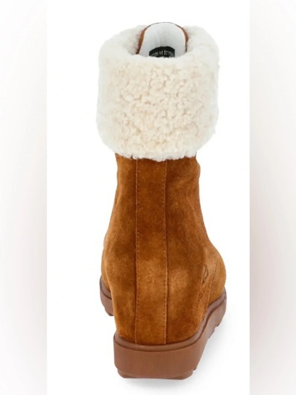 Ozark Trail Women’s Wedge Zip Sherpa Lined Winter Casual Boots